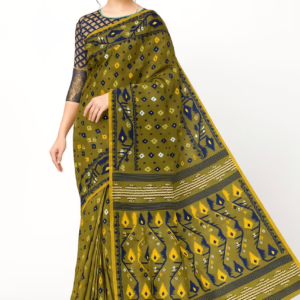 Dhakai Jamdani Saree